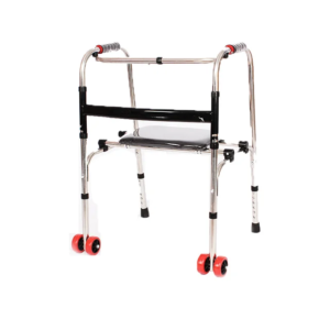 Aluminium folding moving walker aid