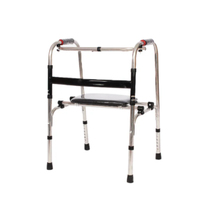 Aluminum frame moving walker aid