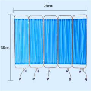 Mobile fold Hospital ward screen