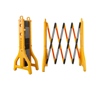 Durable plastic retractable road safety barricade Fence