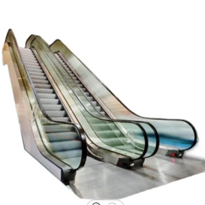 30 degree retail mall escalator