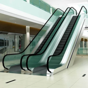 Automatic shopping mall escalator