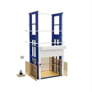 Small cargo warehouse lift elevator