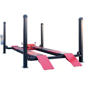 4 post vehicle lift guide system