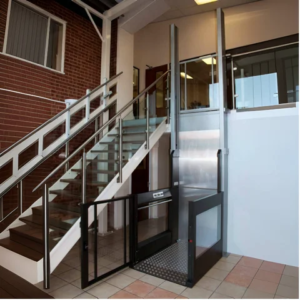 Low noise safe hydraulic villa elevator wheel chair