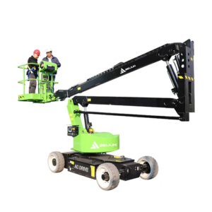 Boom lift system by home lift elevator