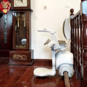 Straight line Standing stair way elevator by home lift elevator