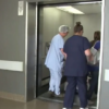 Patient and stretcher hospital bed elevator by home lift elevator