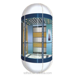 Glass capsule lift by home lift elevator