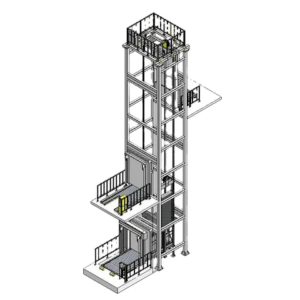 Industrial goods lift wall mounted lift by home lift elevator