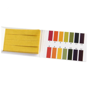 Litmus paper test strip