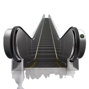Moving walk way escalator by home lift elevator