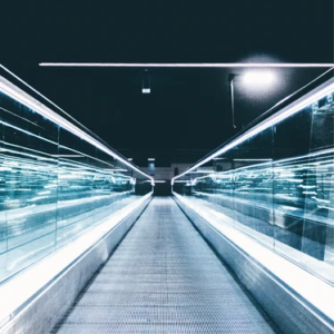 Escalator and moving walkway system by Home lift elevator