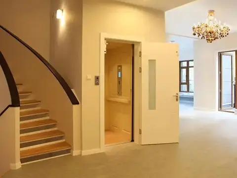 Shaftless elevator for home by home lift elevator