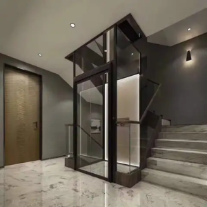 Electric shaftless small elevator by home lift elevator