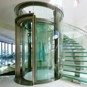 Luxury villa indoor panoramic lift by home lift by Home lift elevator