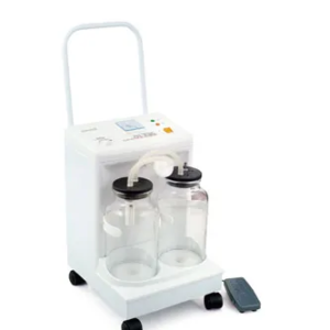 Electric suction machine with 2 jar