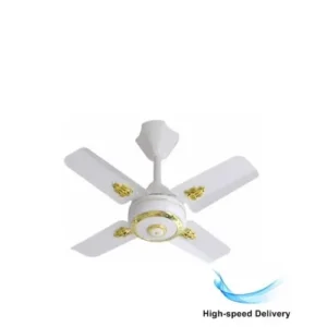 DuraVolt Dcf-25 Short Blade Ceiling Fan white