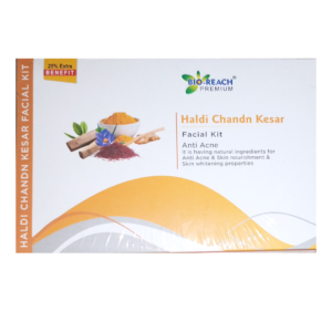 BIO REACH PREMIUM HALDI CHANDN KESAR FACIAL KIT ANTI ACNE