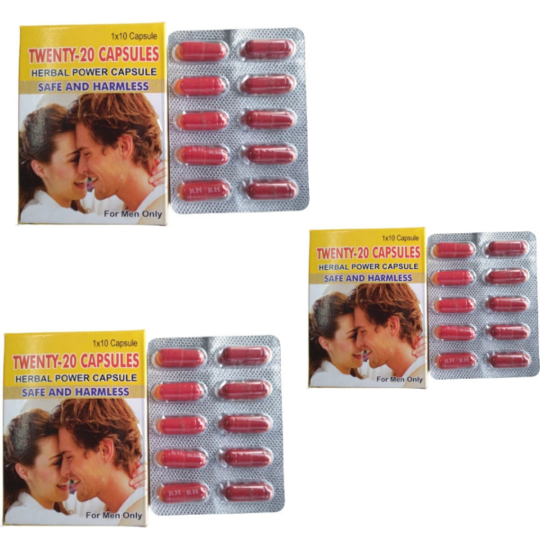 RANA HERBAL TWENTY-20 HERBAL POWER CAPSULE FOR MEN (30 Capsules)