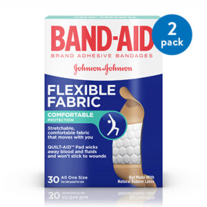 JOHNSON & JOHNSON  FLEXI FABRIC BANDAID 30'S