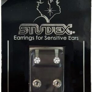 Daisy Apr Crystal Allergy Free Stainless Steel Ear Stud | Ideal for every day wear