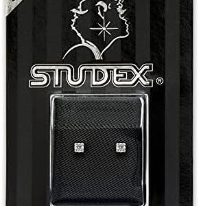 STUDEX Sensitive Stud Earrings 3mm Cubic-Zirconia in a Tiffany Setting