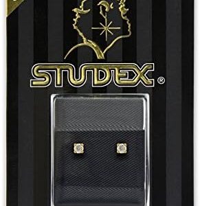 STUDEX Sensitive Stud Earrings 2mm Cubic-Zirconia in a Tiffany Setting