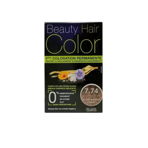 Eric Favre Beauty Hair Color 7.74 Warm Brown Blonde