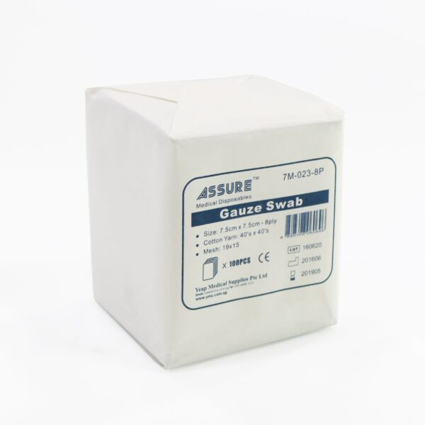 Assure ? Gauze, Non-Sterile 7M-023- (7.5cm x 7.5cm, 8/12/16 Ply, 100 pcs/pack)