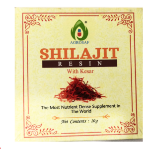 AGROSAF SHILAJIT RESIN WITH KESAR (20g)
