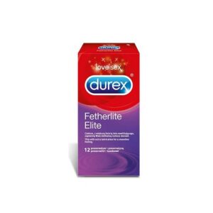 Durex Condom Featherlite Elite Feel smooth 12s