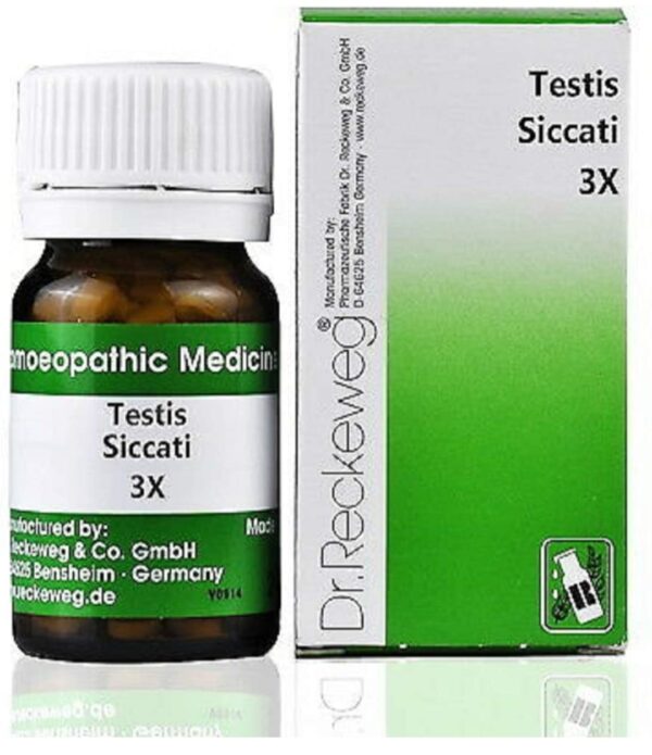 Dr.RECKEWEG TESTES SICCATI 3X (20g)