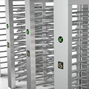 Stainless steel turnstile security control system