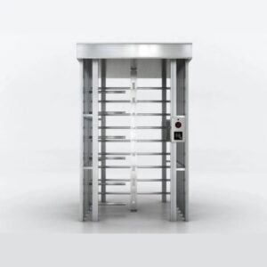 Stainless steel turnstile security system