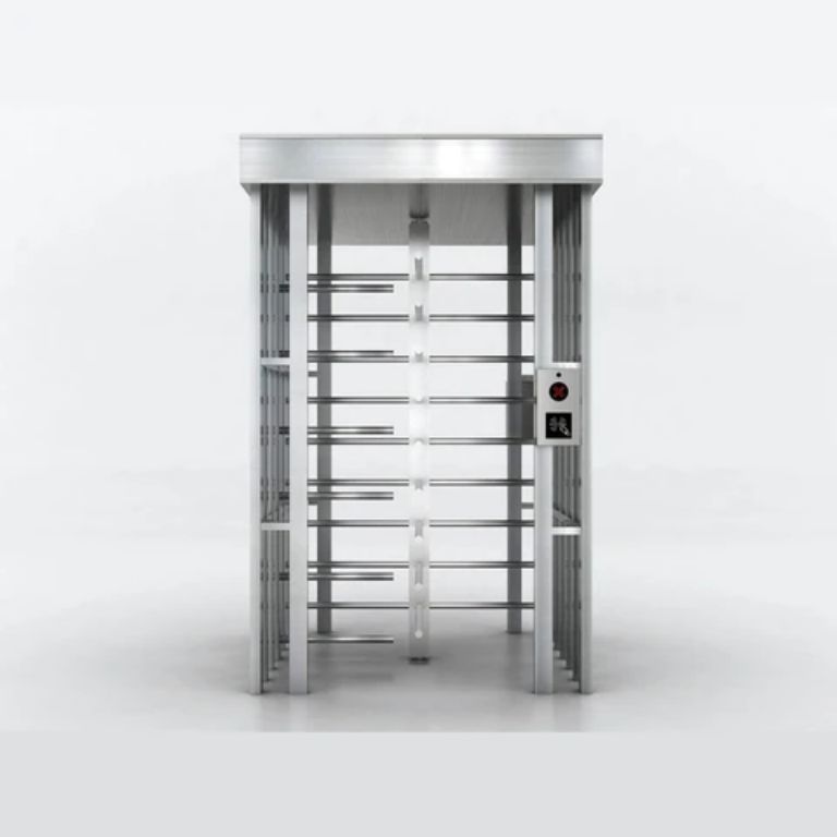 Stainless steel turnstile security system