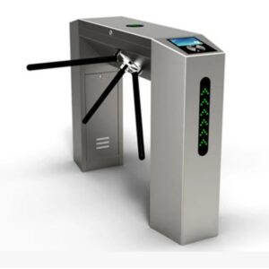 Waist height turnstile barrier