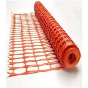 Plastic safety fence barrier