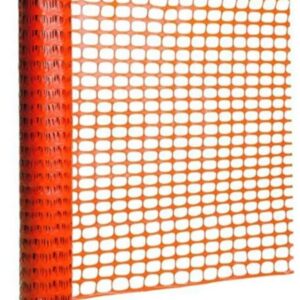 Plastic orange netting safety fence