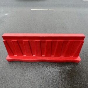 Plastic water filled road barricade