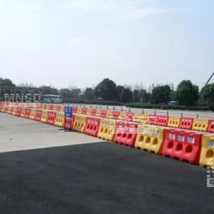 Water filled road barrier