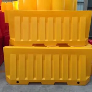 Water filled road safety barricade