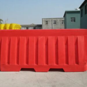 Plastic water filled barricade