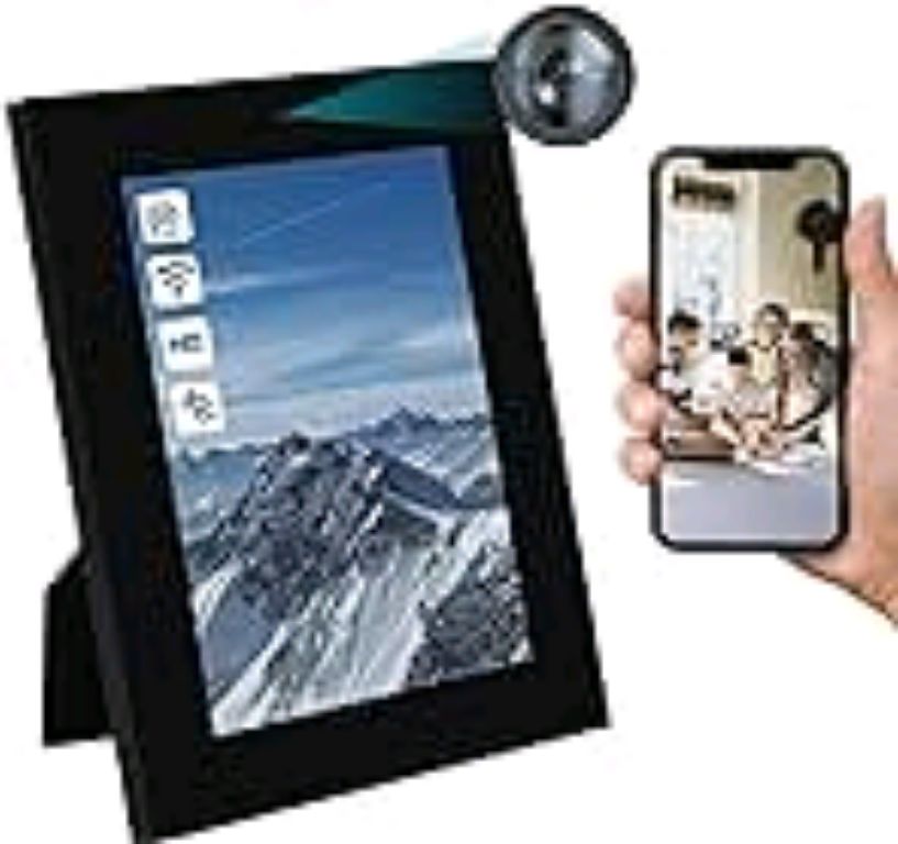 Spy camera phone frame