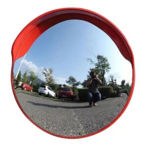 Round acrylic convex mirror