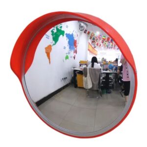 Acrylic stainless steel safety mirror
