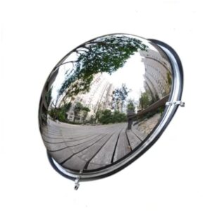 Corner security mirror