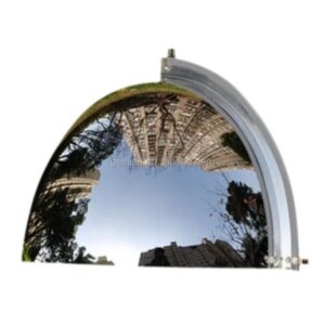 Outdoor half dome mirror