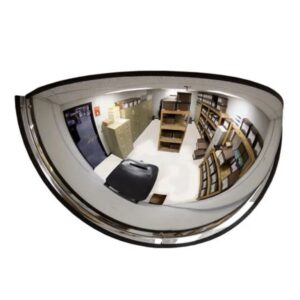 Convex mirror half dome