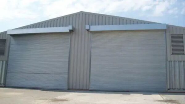 Roller shutter spring door